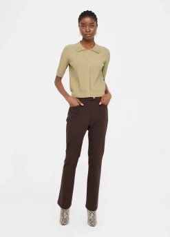 Liu Jo Pantalón acampanado de talle alto-Mujer Ropa Deportiva|Pantalones