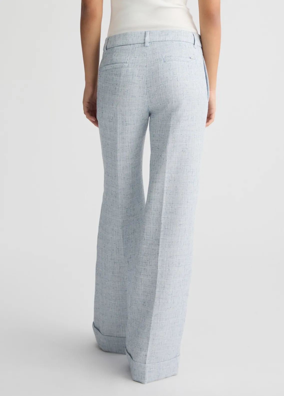Liu Jo Pantalón acampanado de talle alto-Mujer Pantalones|Tailleur