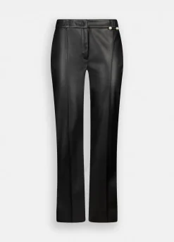 Liu Jo Pantalón acampanado de tejido revestido-Mujer Pantalones