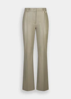 Liu Jo Pantalón acampanado de tejido revestido-Mujer Pantalones