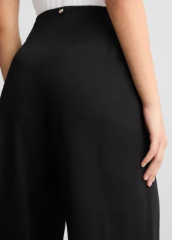 Liu Jo Pantalón ancho con cinturón-Mujer Pantalones