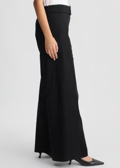 Liu Jo Pantalón ancho con cinturón-Mujer Pantalones