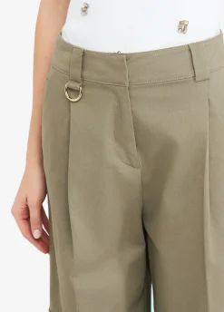 Liu Jo Pantalón cargo de algodón-Mujer Pantalones