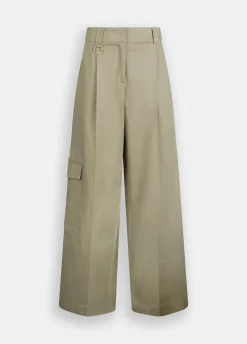 Liu Jo Pantalón cargo de algodón-Mujer Pantalones