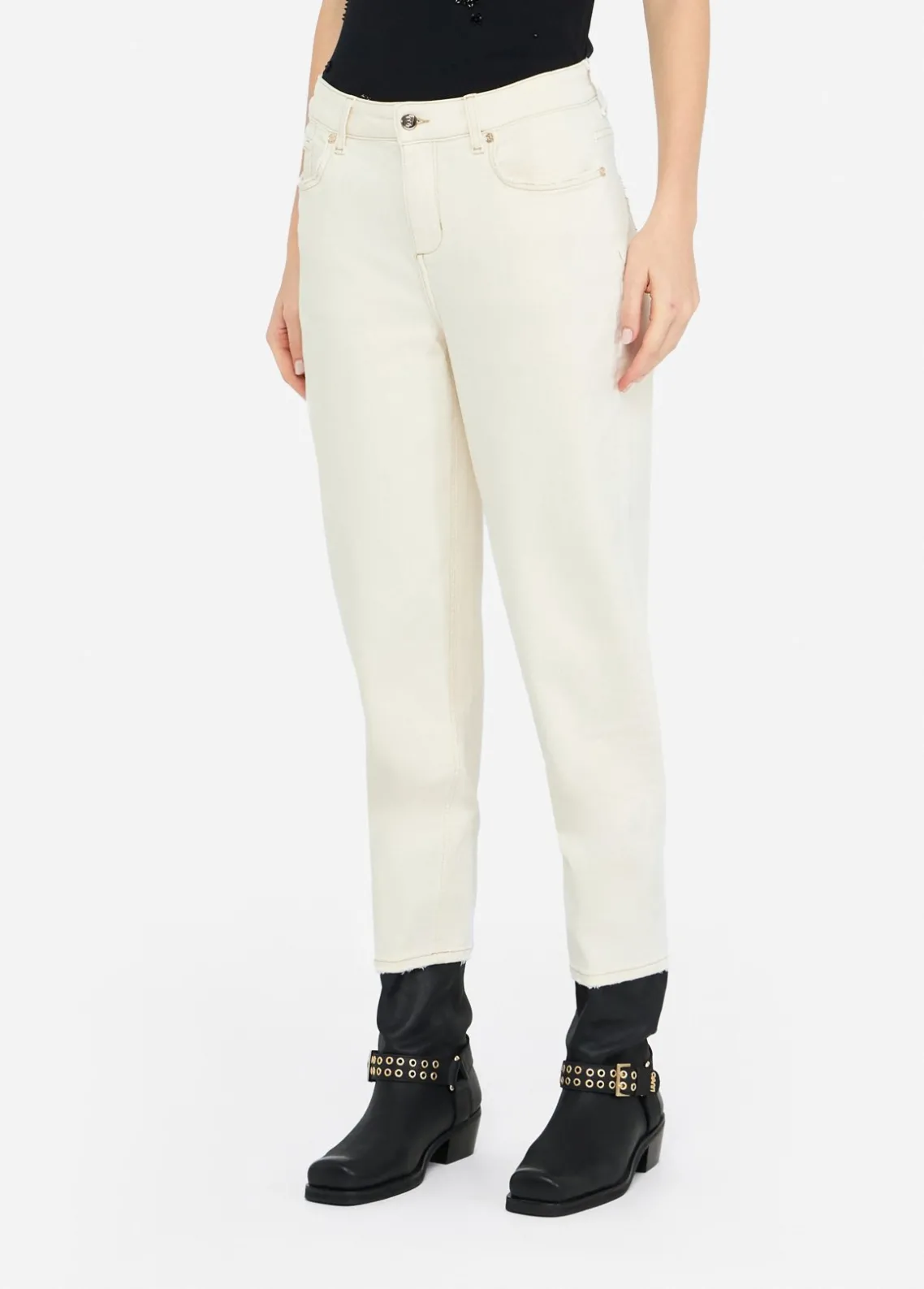 Liu Jo Pantalón carrot fit-Mujer Pantalones