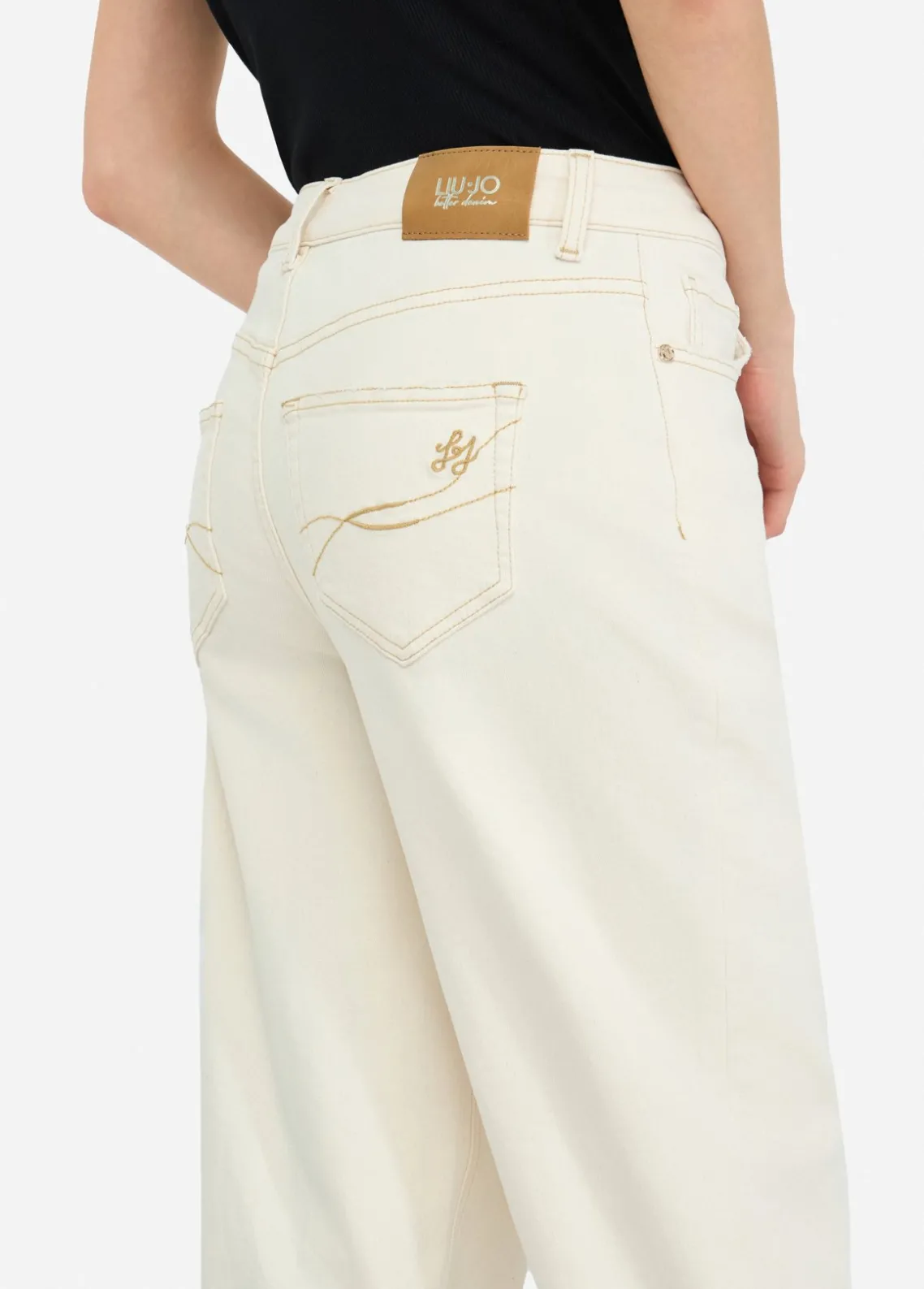 Liu Jo Pantalón carrot fit-Mujer Pantalones