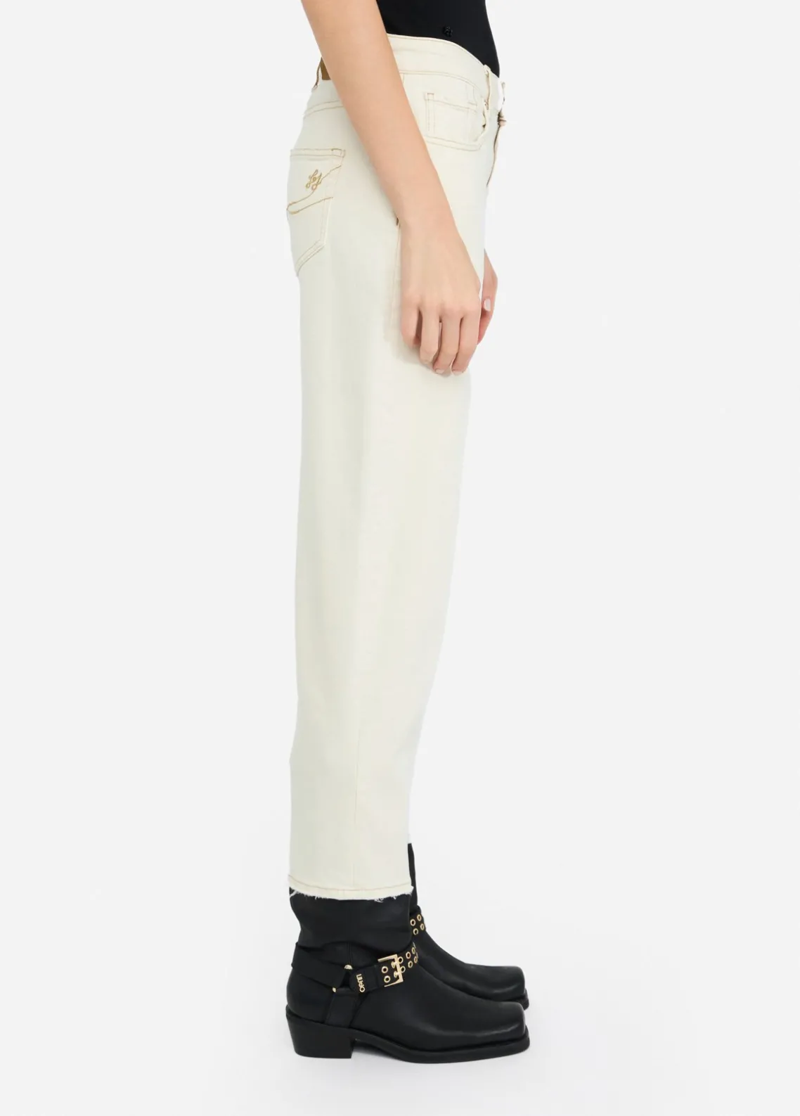 Liu Jo Pantalón carrot fit-Mujer Pantalones