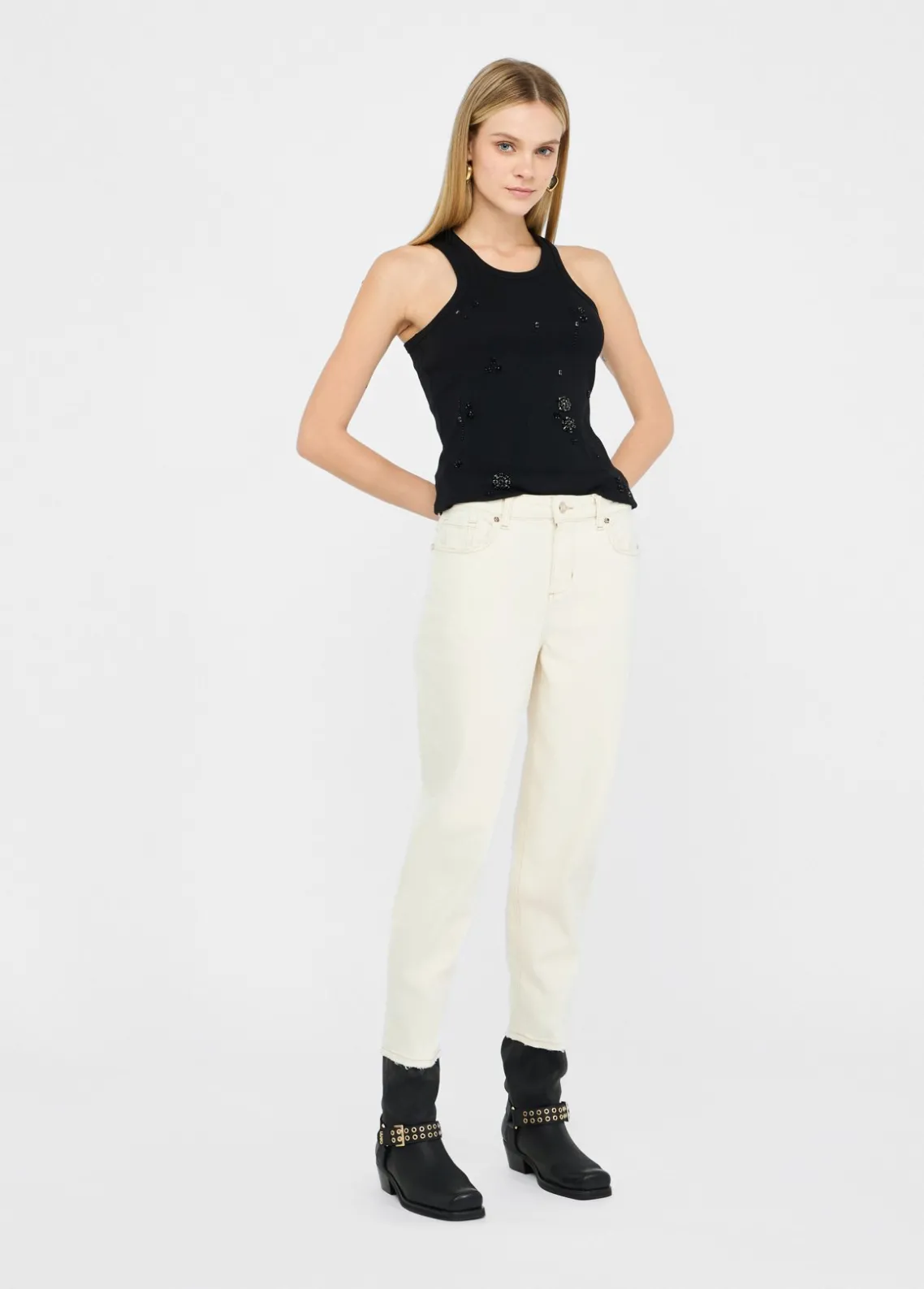Liu Jo Pantalón carrot fit-Mujer Pantalones