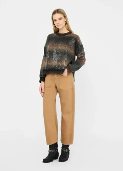 Liu Jo Pantalón carrot fit de talle alto-Mujer Pantalones