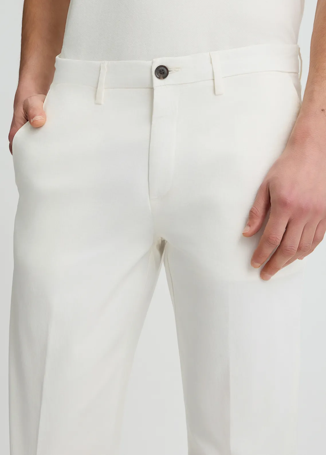 Liu Jo Pantalón chino entallado-Hombre Pantalones