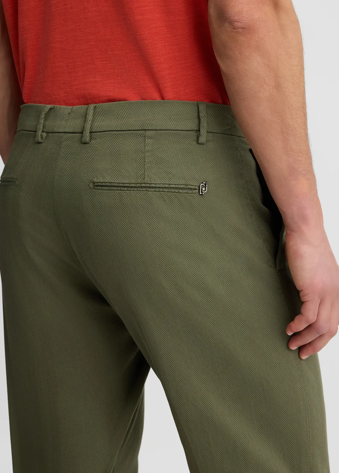 Liu Jo Pantalón chino entallado-Hombre Pantalones
