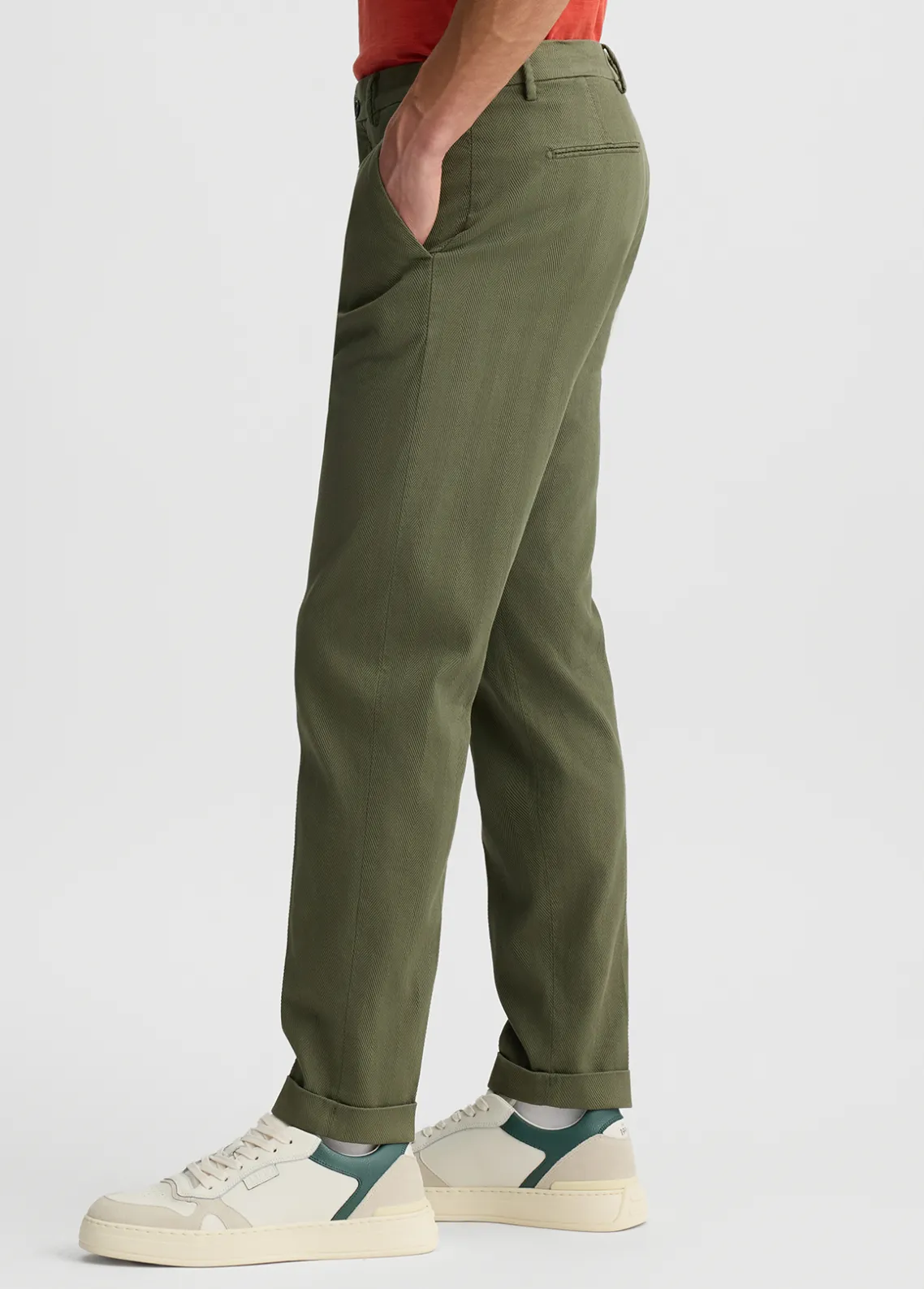 Liu Jo Pantalón chino entallado-Hombre Pantalones