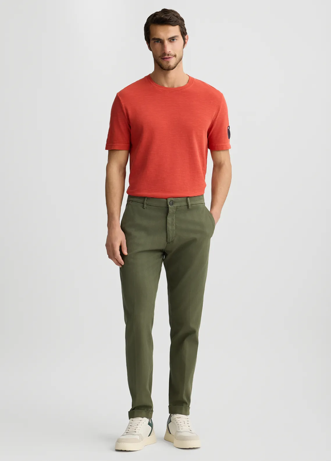 Liu Jo Pantalón chino entallado-Hombre Pantalones