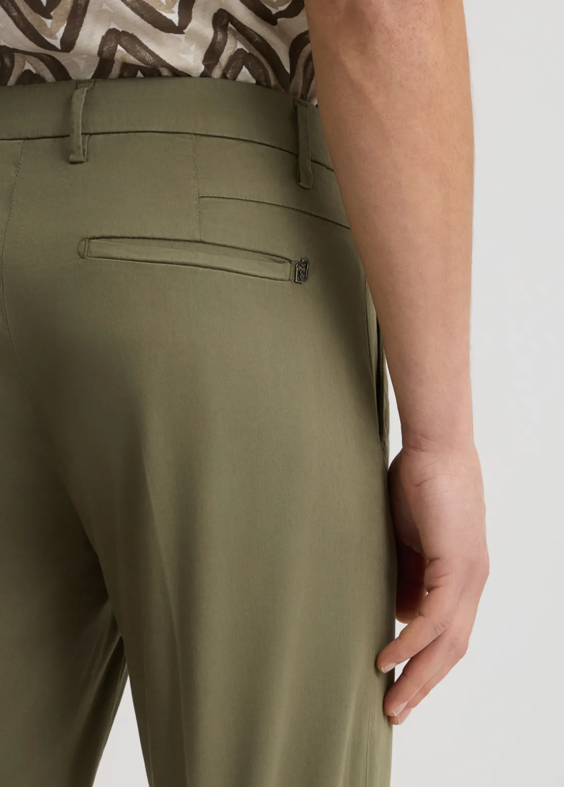 Liu Jo Pantalón chino entallado-Hombre Pantalones