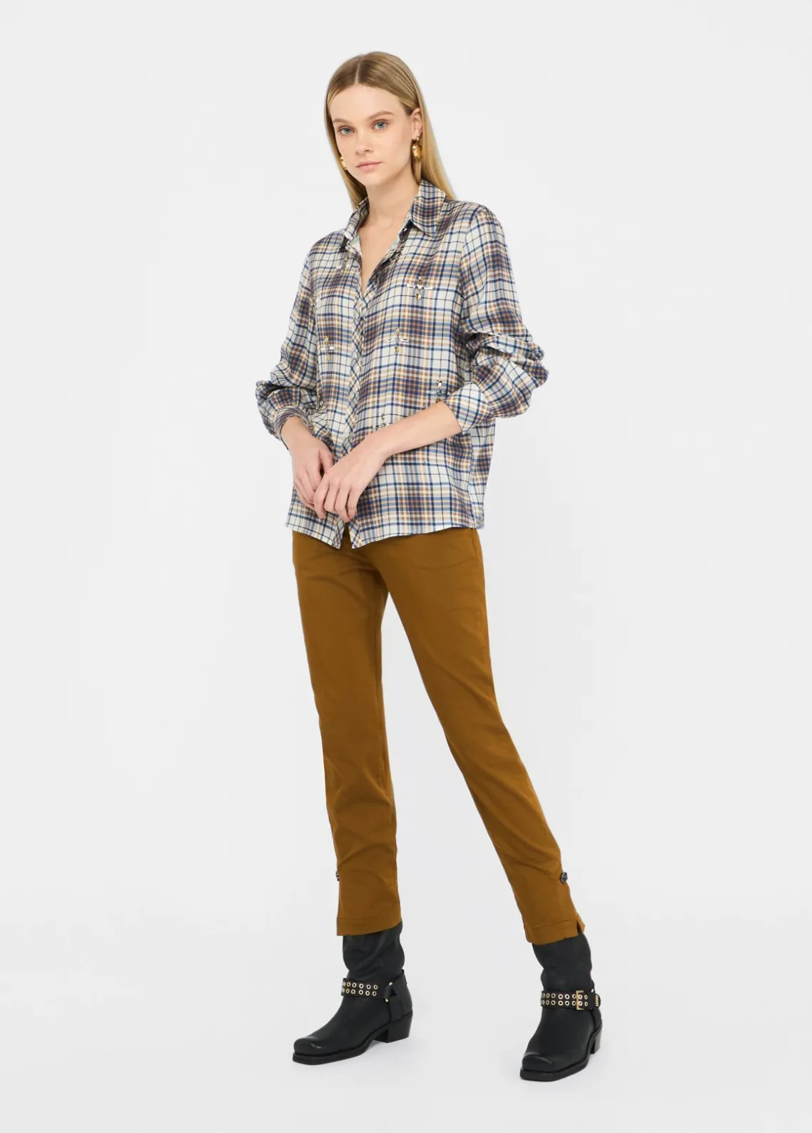 Liu Jo Pantalón chino entallado-Mujer Pantalones