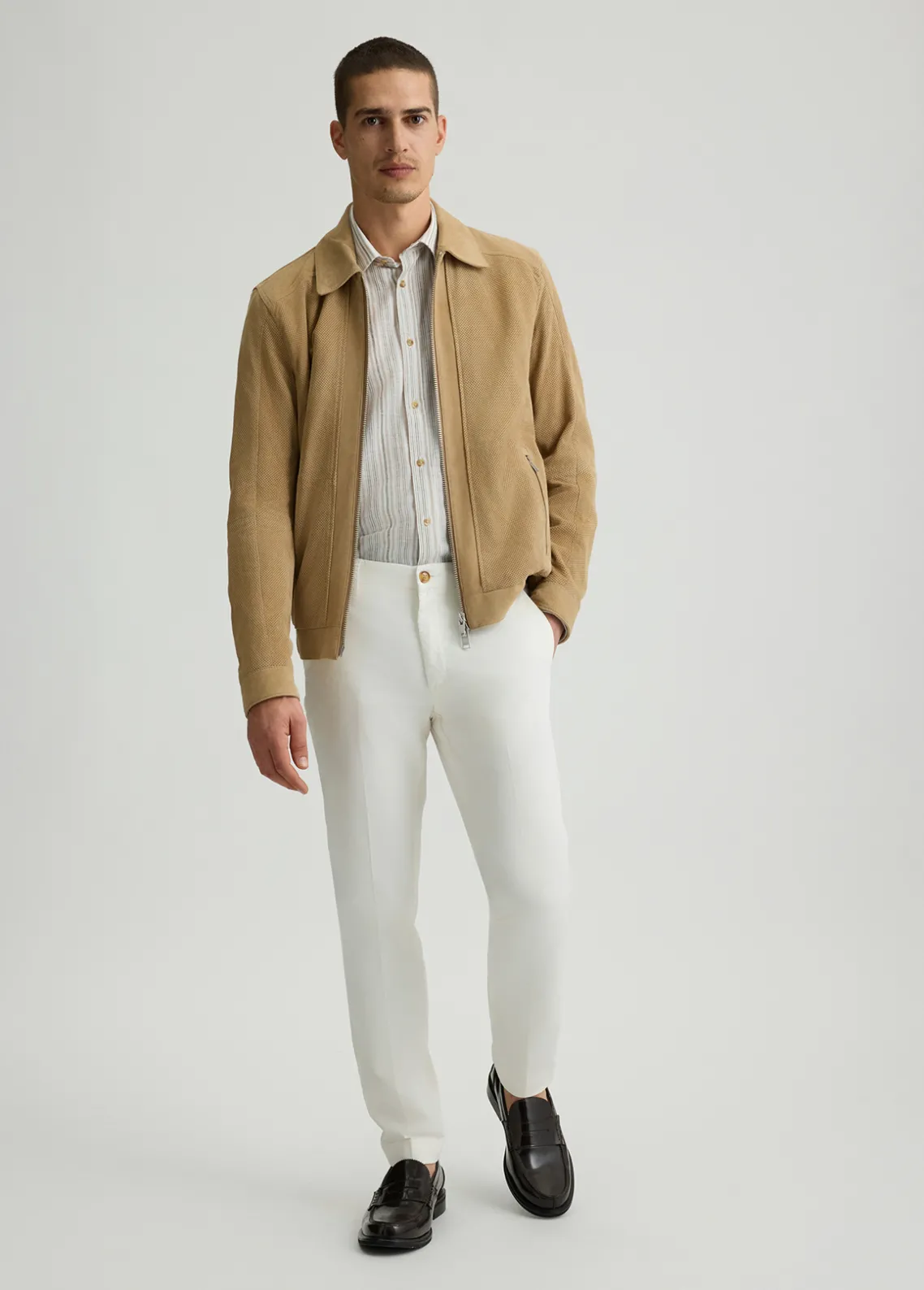 Liu Jo Pantalón chino entallado-Hombre Pantalones