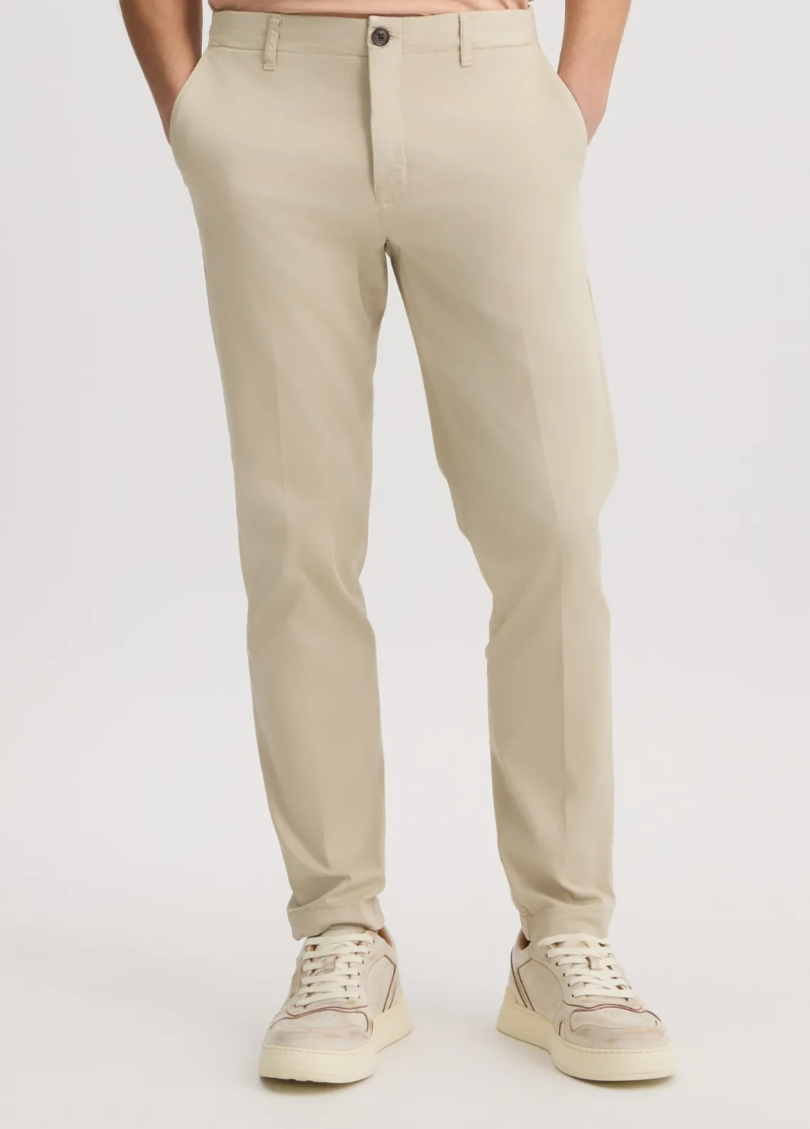 Liu Jo Pantalón chino entallado-Hombre Pantalones