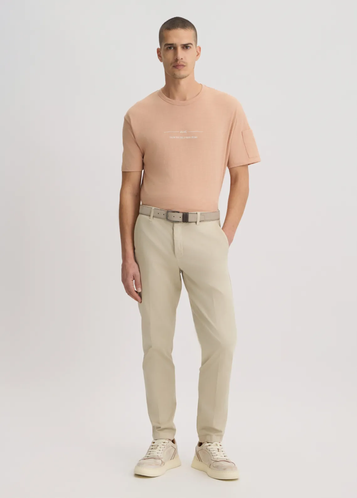 Liu Jo Pantalón chino entallado-Hombre Pantalones