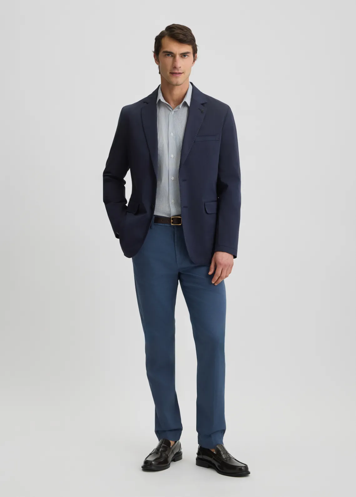 Liu Jo Pantalón chino jacquard-Hombre Pantalones