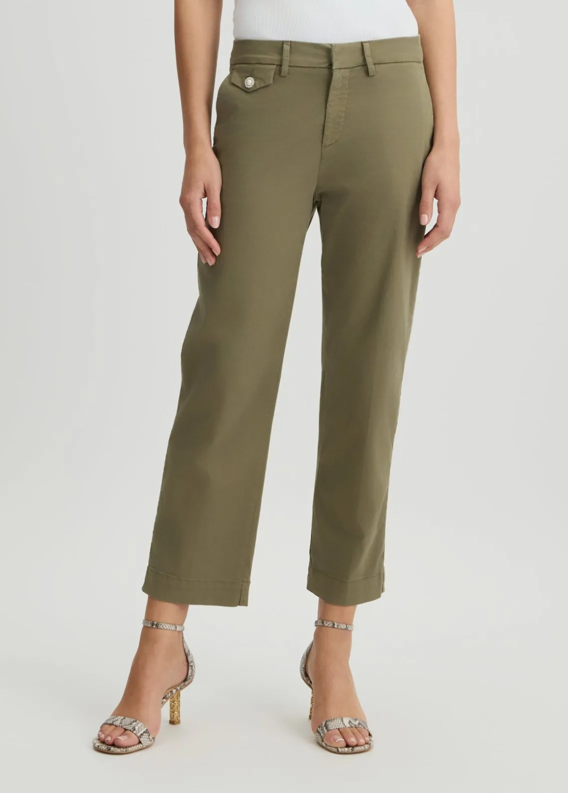 Liu Jo Pantalón chino tobillero-Mujer Pantalones