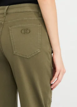 Liu Jo Pantalón con bordados-Mujer Pantalones