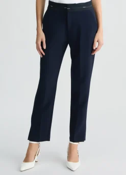 Liu Jo Pantalón con cinturilla con logotipo-Mujer Pantalones|Tailleur