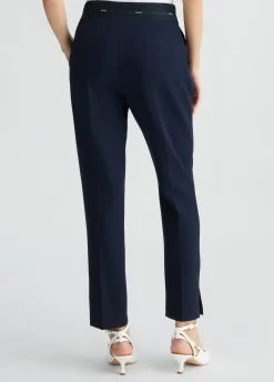 Liu Jo Pantalón con cinturilla con logotipo-Mujer Pantalones|Tailleur