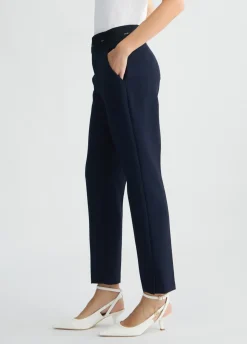Liu Jo Pantalón con cinturilla con logotipo-Mujer Pantalones|Tailleur
