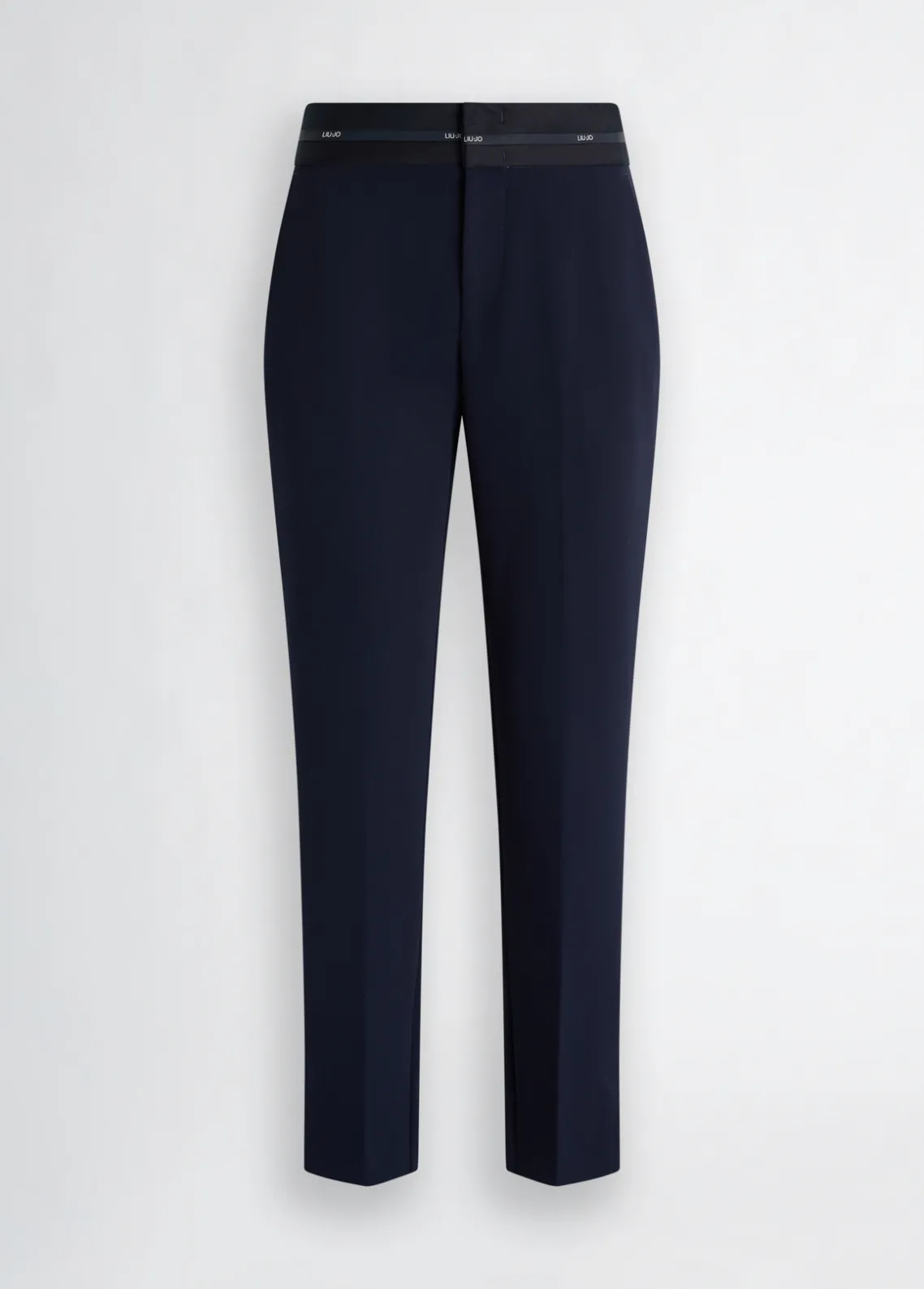 Liu Jo Pantalón con cinturilla con logotipo-Mujer Pantalones|Tailleur