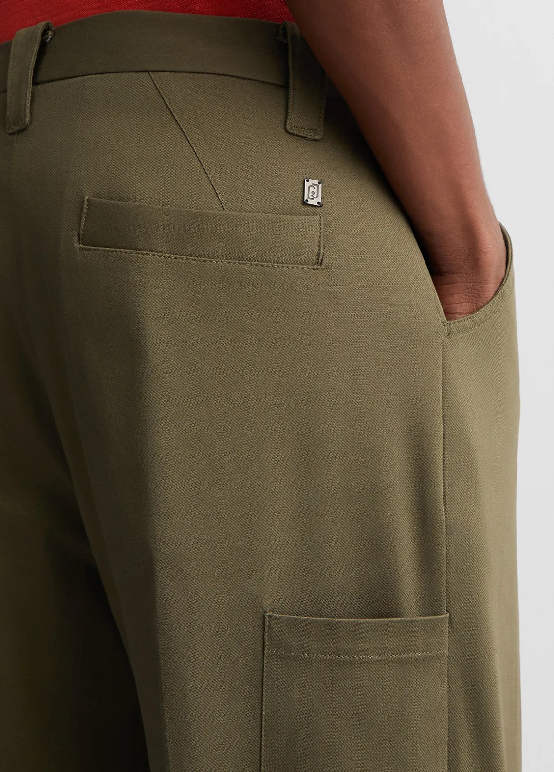 Liu Jo Pantalón con detalle de bolsillo-Hombre Pantalones