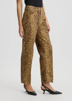 Liu Jo Pantalón con estampado animal-Mujer Pantalones