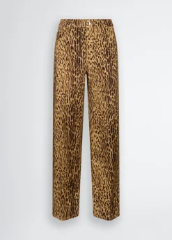 Liu Jo Pantalón con estampado animal-Mujer Pantalones