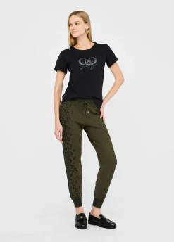 Liu Jo Pantalón con estampado animal-Mujer Ropa Deportiva|Pantalones