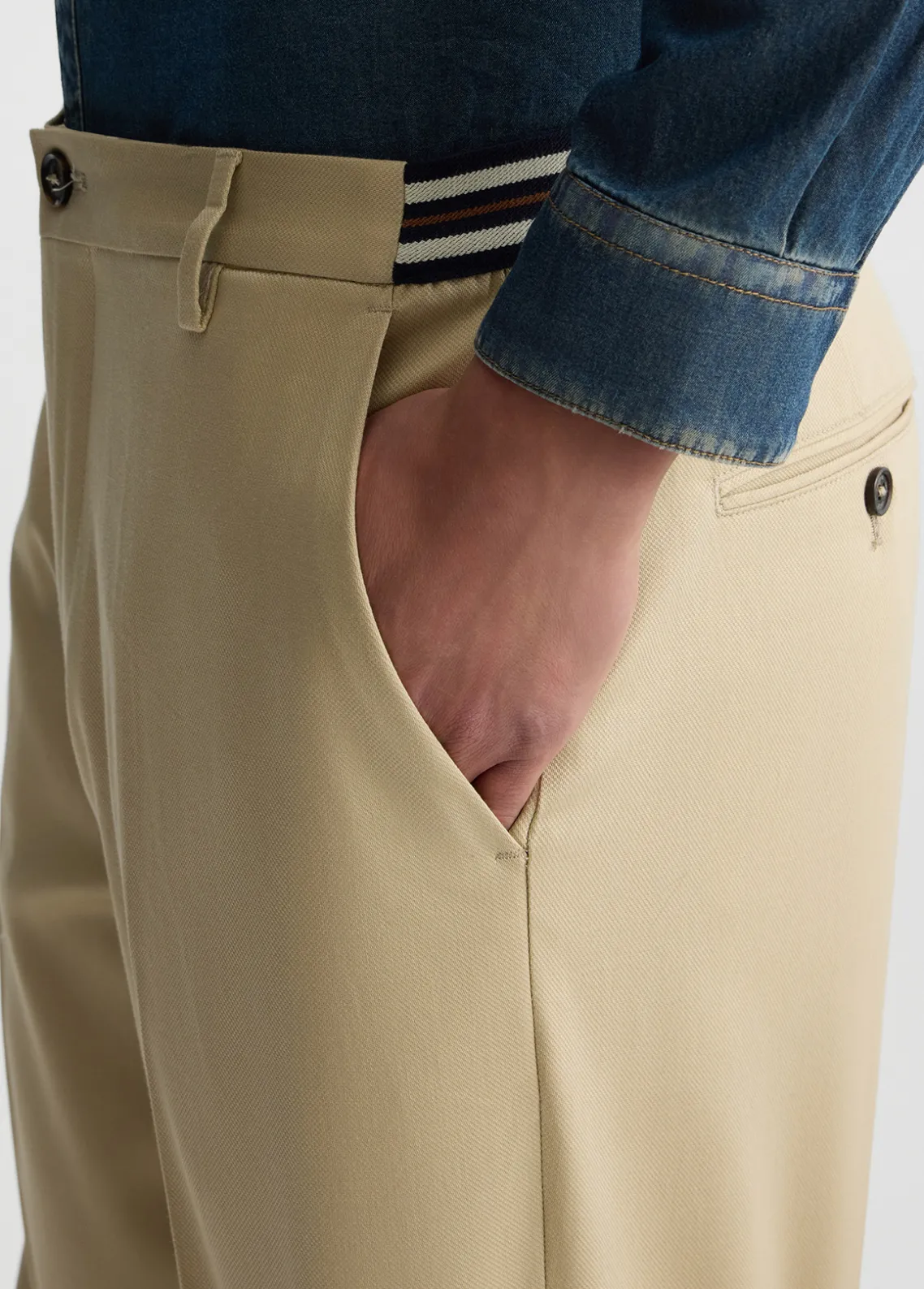 Liu Jo Pantalón con inserción elástica-Hombre Pantalones