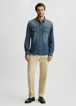 Liu Jo Pantalón con inserción elástica-Hombre Pantalones