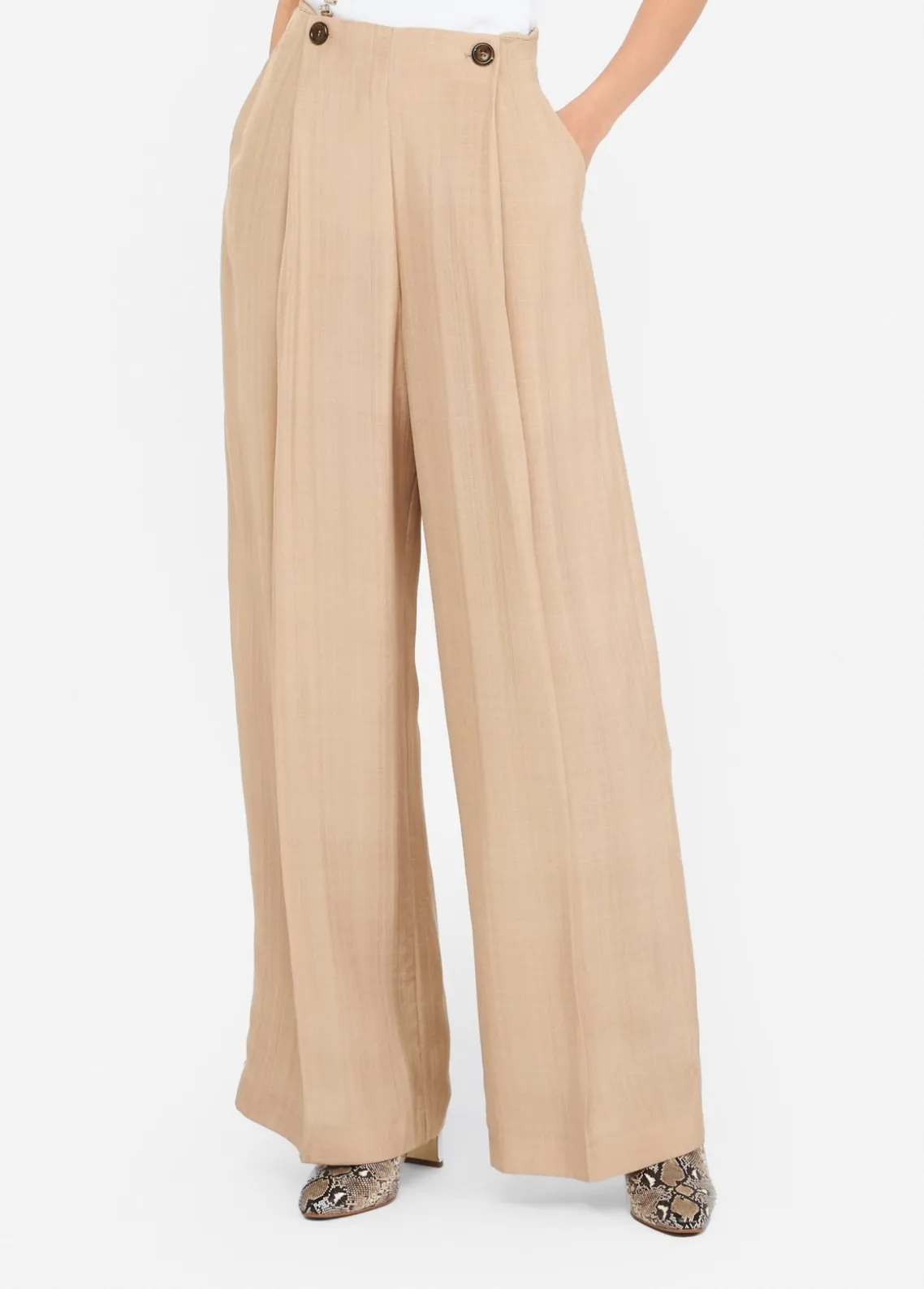 Liu Jo Pantalón con pinza-Mujer Pantalones|Tailleur