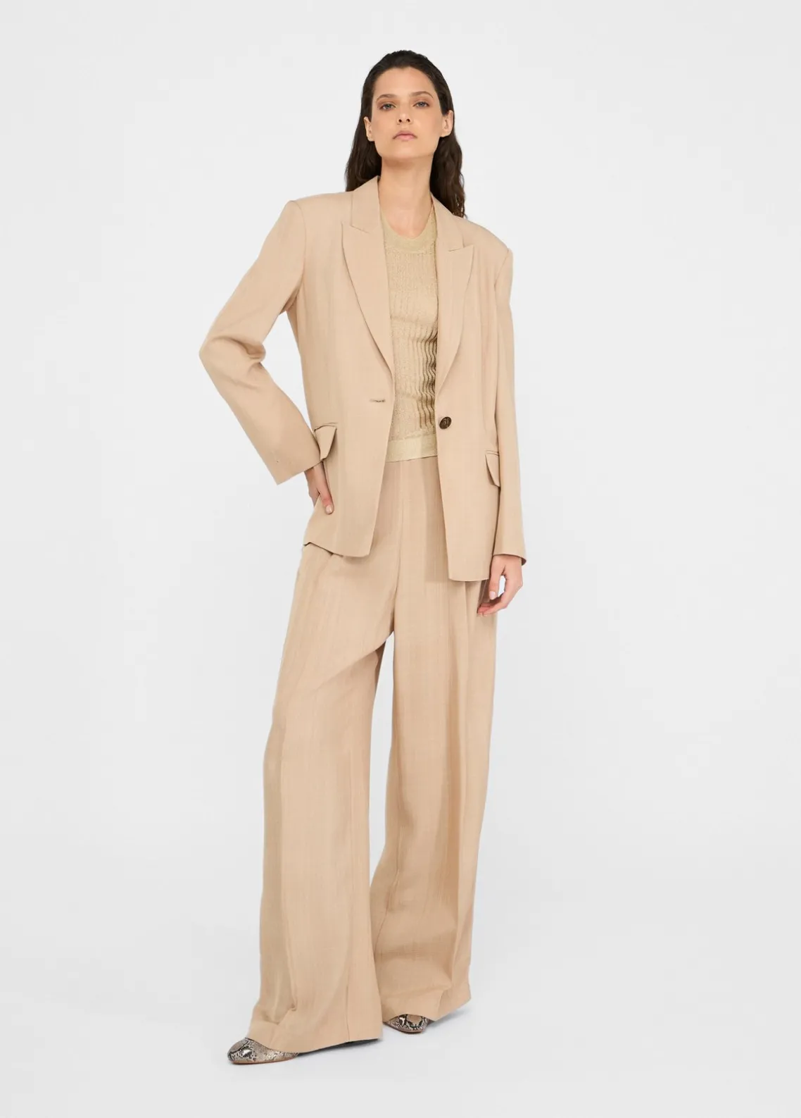 Liu Jo Pantalón con pinza-Mujer Pantalones|Tailleur
