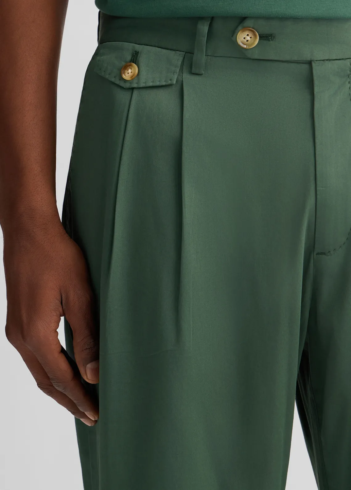 Liu Jo Pantalón con pinzas para hombre-Hombre Pantalones