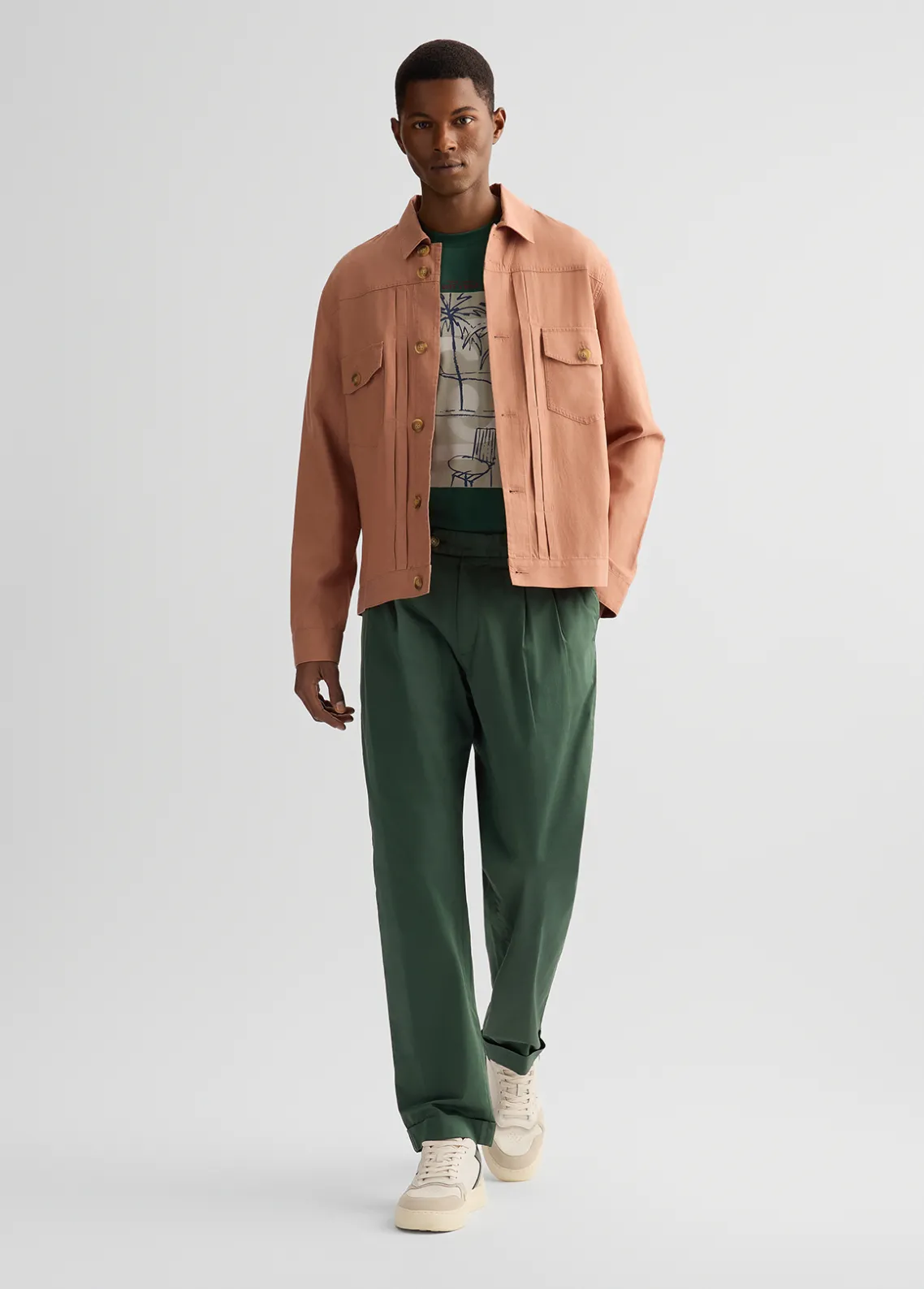 Liu Jo Pantalón con pinzas para hombre-Hombre Pantalones