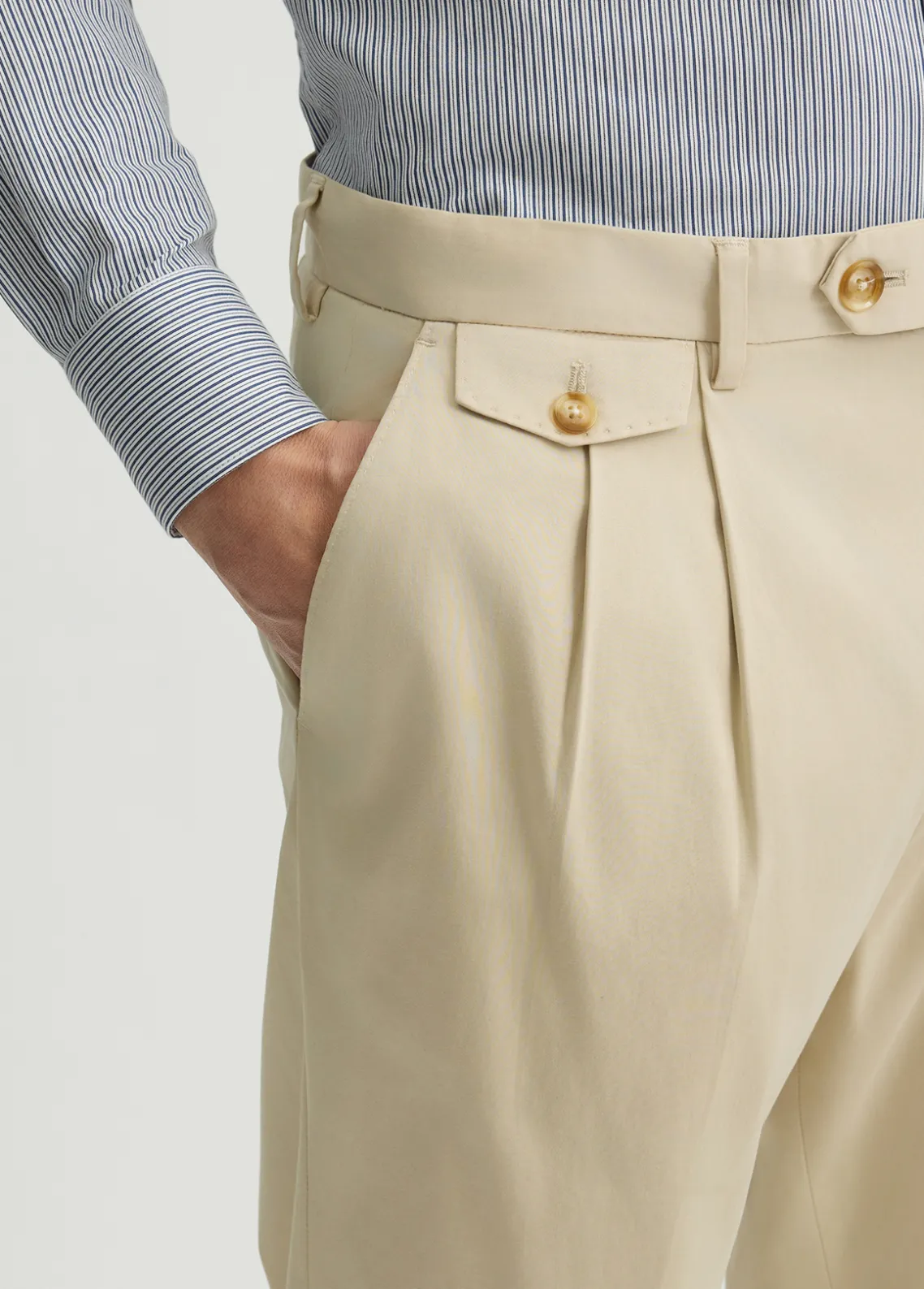 Liu Jo Pantalón con pinzas para hombre-Hombre Pantalones