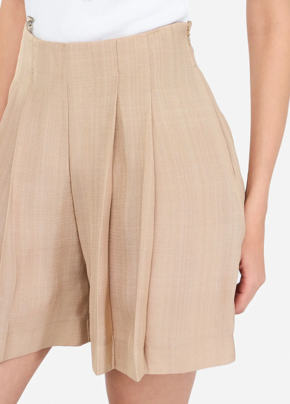 Liu Jo Pantalón corto con pinzas-Mujer Pantalones|Tailleur