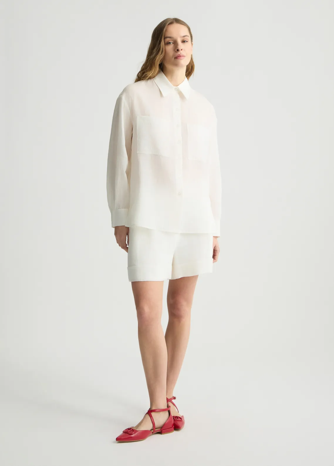 Liu Jo Pantalón corto de ramio-Mujer Pantalones
