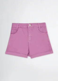 Liu Jo Pantalón corto de talle alto de algodón- Pantalones Y Faldas
