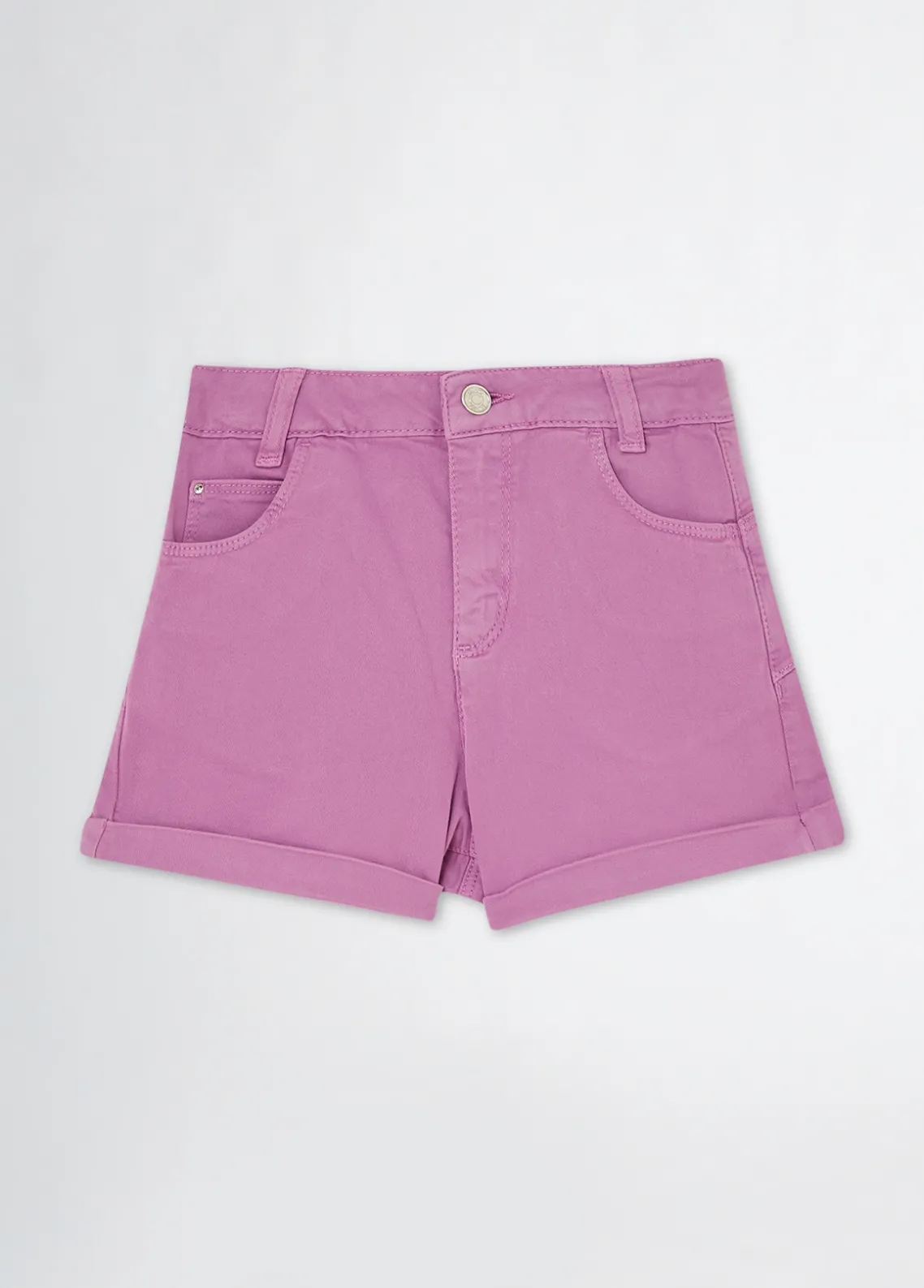 Liu Jo Pantalón corto de talle alto de algodón- Pantalones Y Faldas