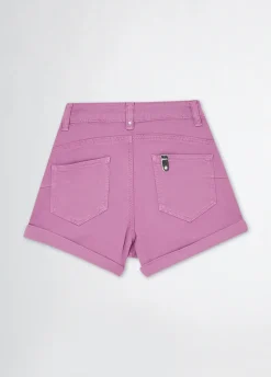 Liu Jo Pantalón corto de talle alto de algodón- Pantalones Y Faldas