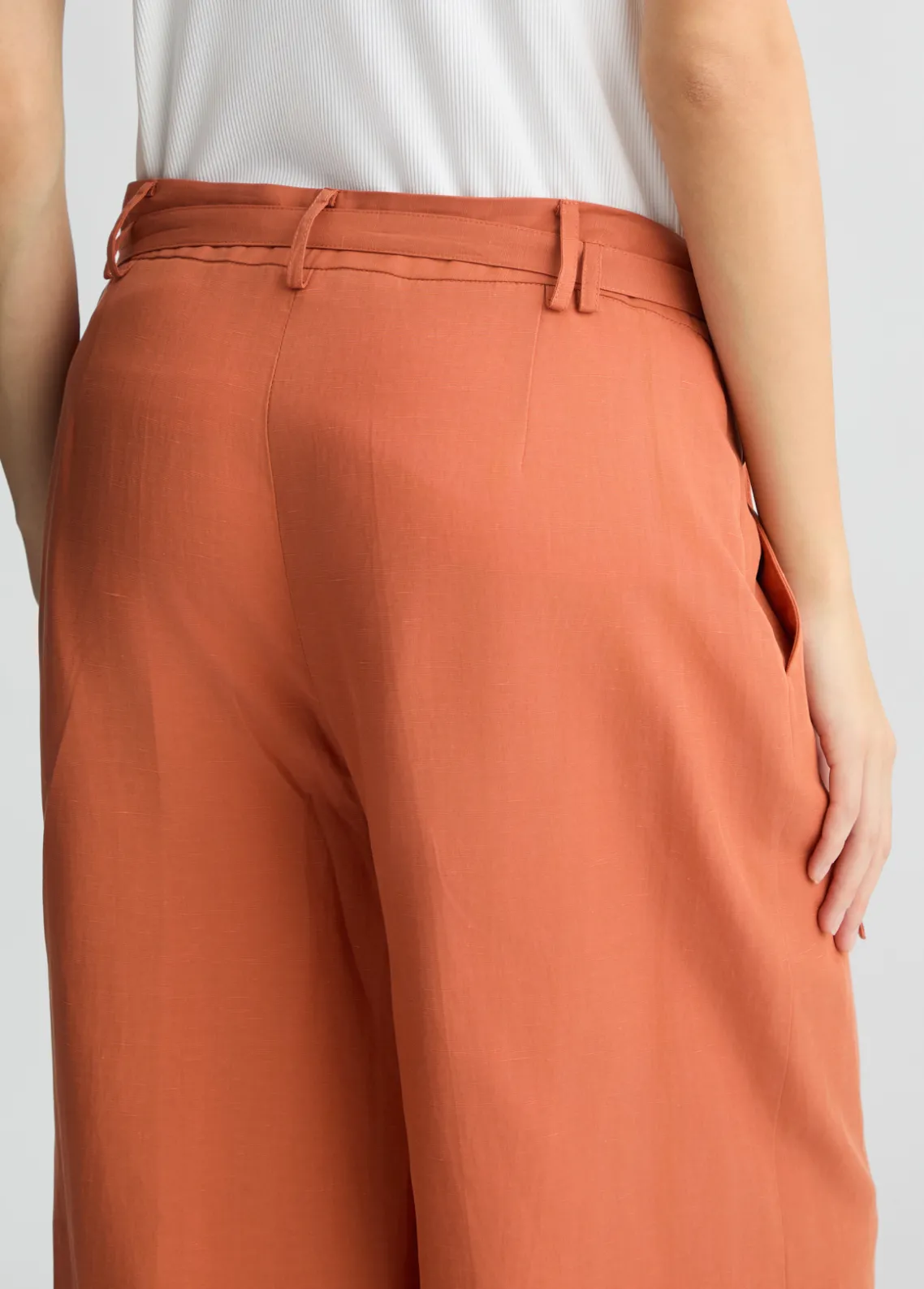 Liu Jo Pantalón corto en mezcla de lino-Mujer Pantalones|Tailleur