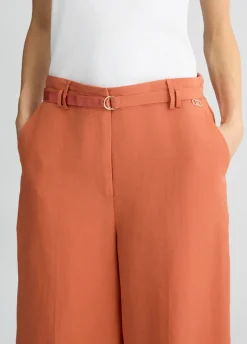 Liu Jo Pantalón corto en mezcla de lino-Mujer Pantalones|Tailleur