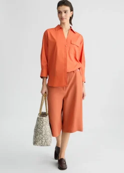 Liu Jo Pantalón corto en mezcla de lino-Mujer Pantalones|Tailleur