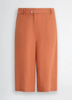 Liu Jo Pantalón corto en mezcla de lino-Mujer Pantalones|Tailleur