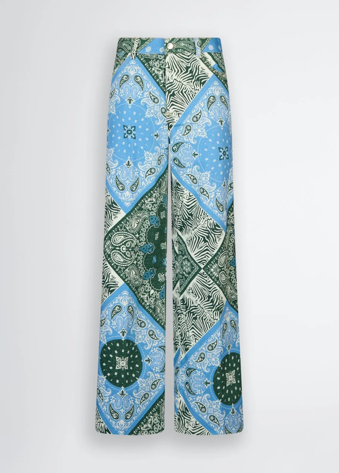 Liu Jo Pantalón de algodón estampado-Mujer Pantalones|Tailleur